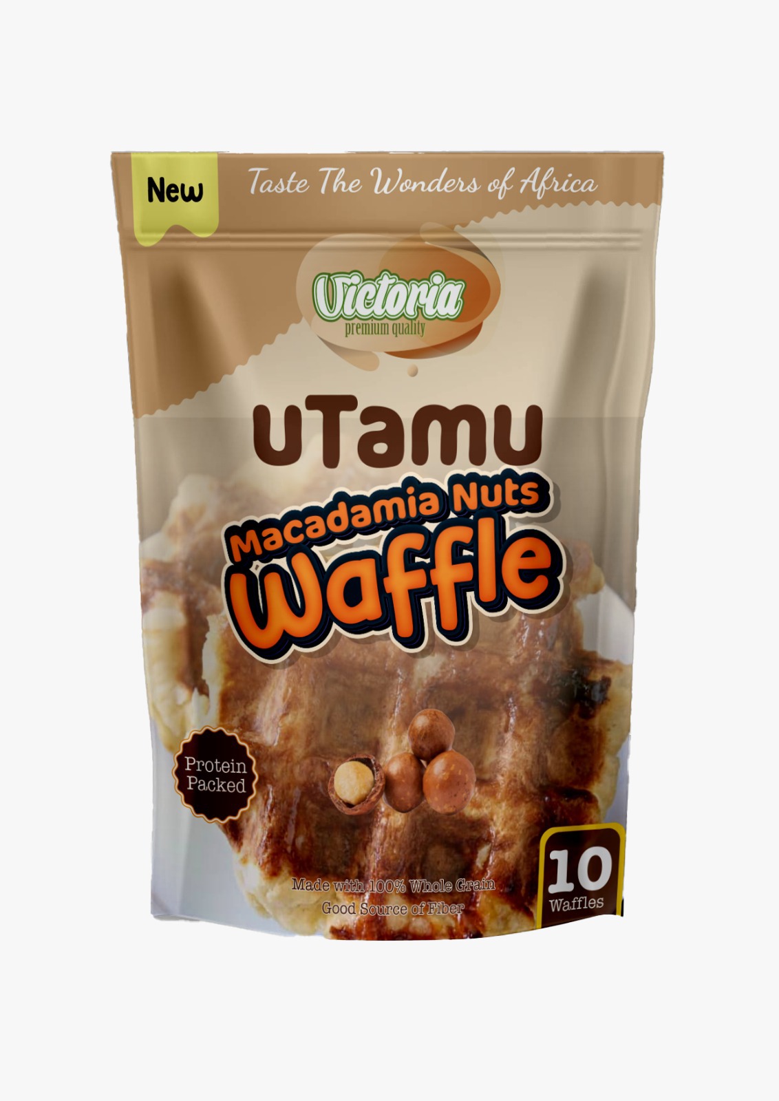 UTAMU Macadamia Nuts Waffle